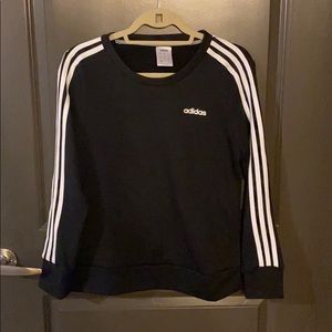 Adidas black crewneck